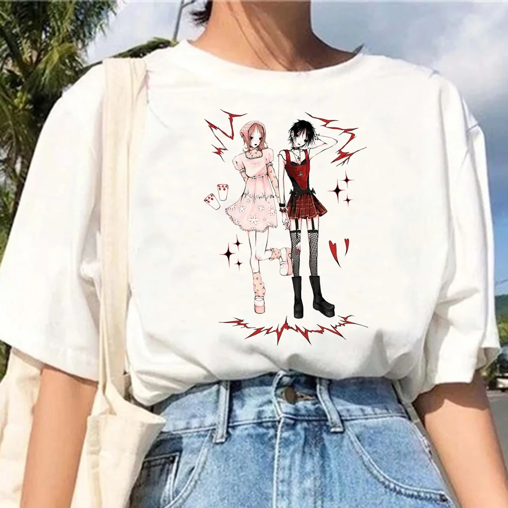 Nana t-shirts women Y2K manga tshirt female manga harajuku clothes