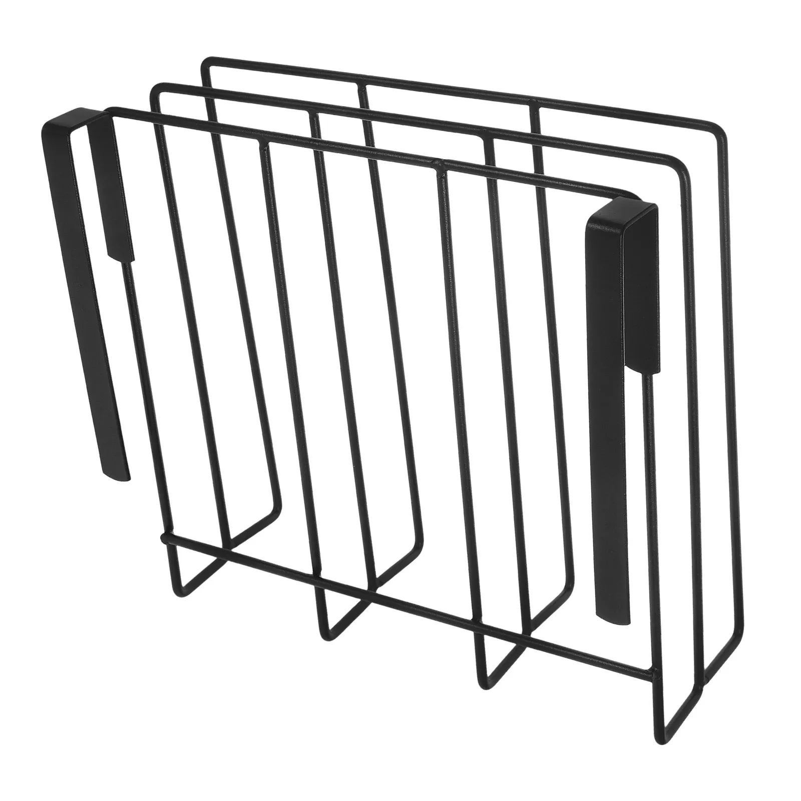 no-drill-double-layer-chopping-board-rack-large-black-cutting-board-organizer-hanging-storage-under-cabinet-kitchen-space-saver