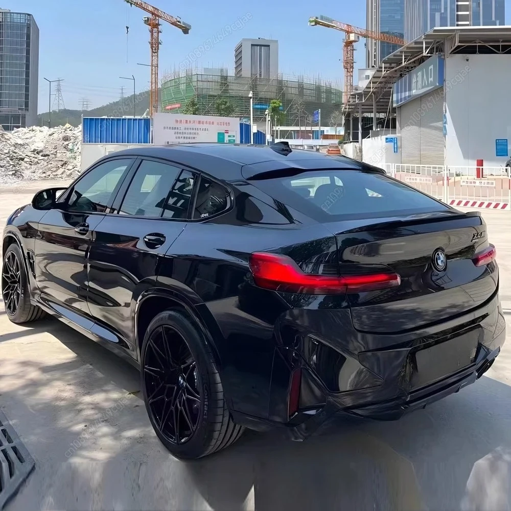 

For BMW X4 G02 2019-2024+ Car Rear Trunk Lid Tail Wing Spoiler Lip Extension Exterior Trim Modification Gloss Black ABS Tuning