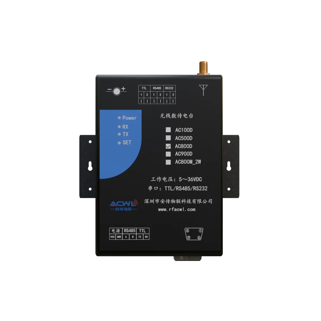 AC800D Low Power LoRa Transceiver for Sensor Networks Utility Meter Reading and Industrial Environmental Monitoring Solutions