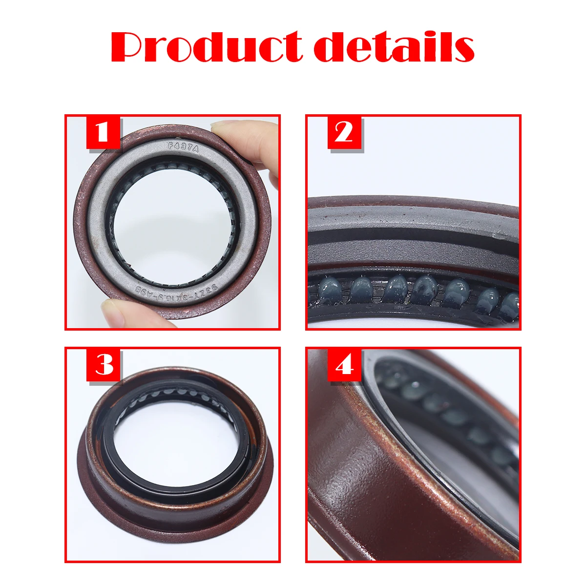Car Half Shaft Oil Seal For For Vw Sharan 1995-2004 Seat Alhambra 6756195 Auto Transmission Drivetrain Replace Parts Leak-Proof