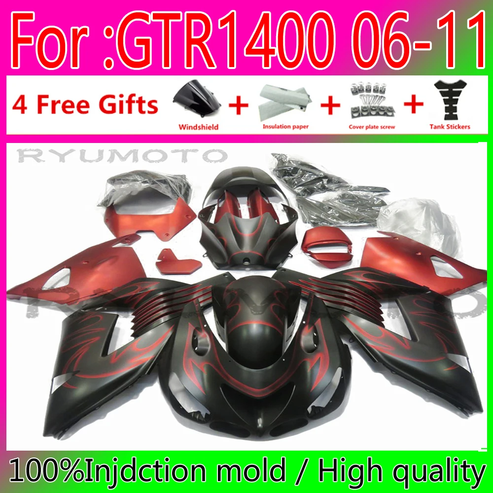 

New ABS Motorcycle Fairings For gtr1400 06 07 08 09 10 11 gtr1400 2006-2011 ABS Plastic Injection Bodywork Fairing orange