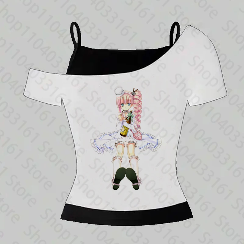 Vintage mujer moda Punk Emo chicas 2000s Top estética estampado de letras lindo bebé camisetas ropa de calle manga corta estilo Y2k Crop Top