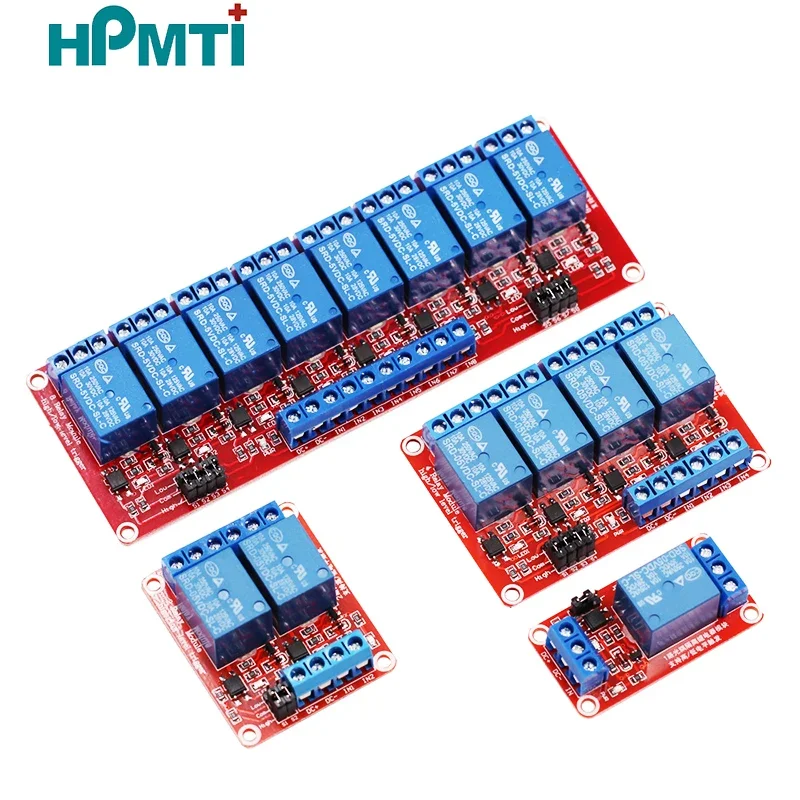 Relay module 1 2 4  8 Channel 12V Relay Module Board Shield with Optocoupler Support High and Low Level Trigger for Arduino