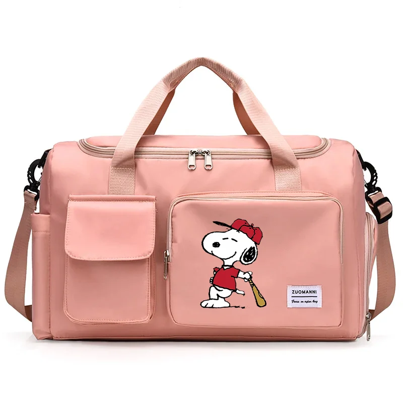 Snoopy Carry Borsa da viaggio Grande capacità Palestra Weekend Borsone Turismo Borse Scomparto per scarpe Sport Fitness Comoda borsa Regali