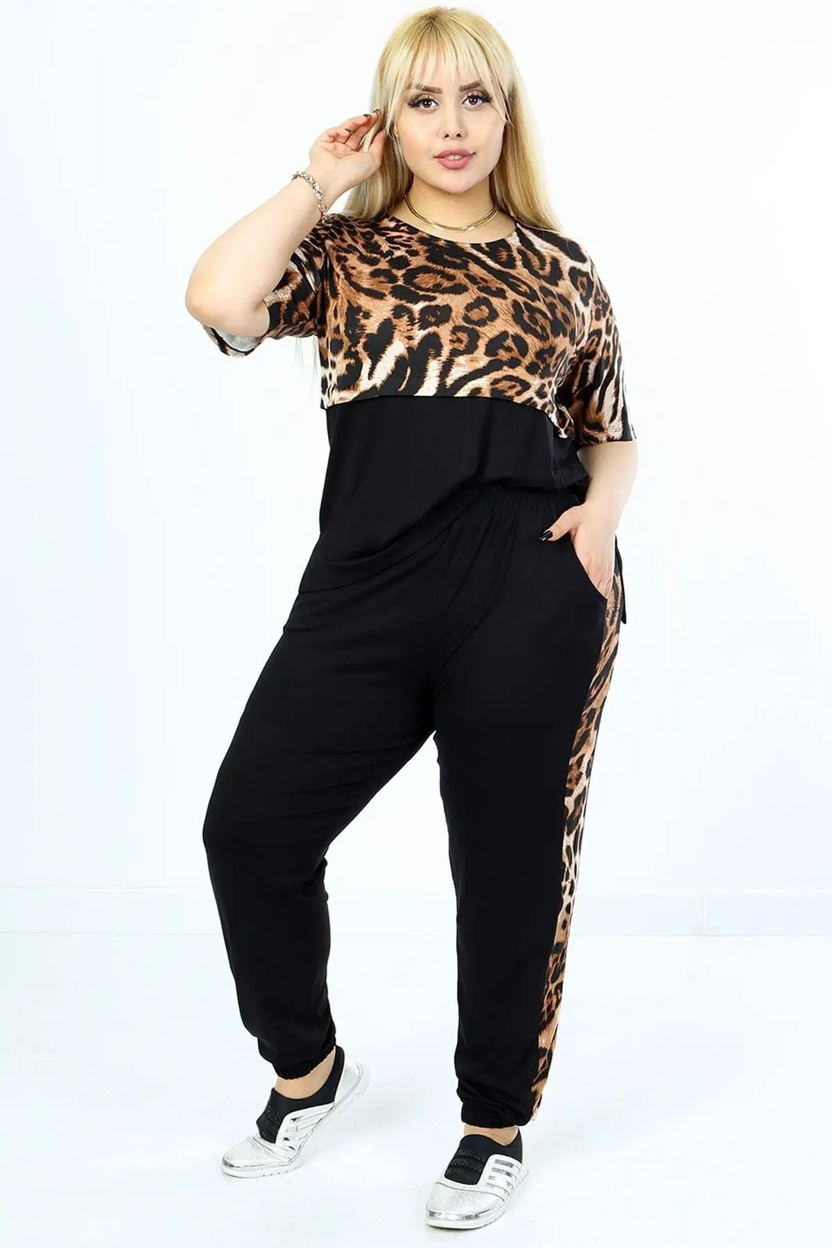 Large Size Women 'S Tracksuit Set