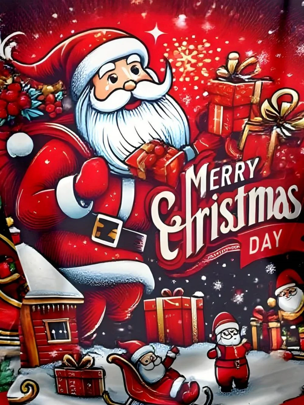 عيد الميلاد الأطفال هوديي سانتا كلوز الكرتون 3D طباعة طويلة الأكمام ملابس الأولاد عطلة الأزياء البلوز البلوز الاطفال قمم #5