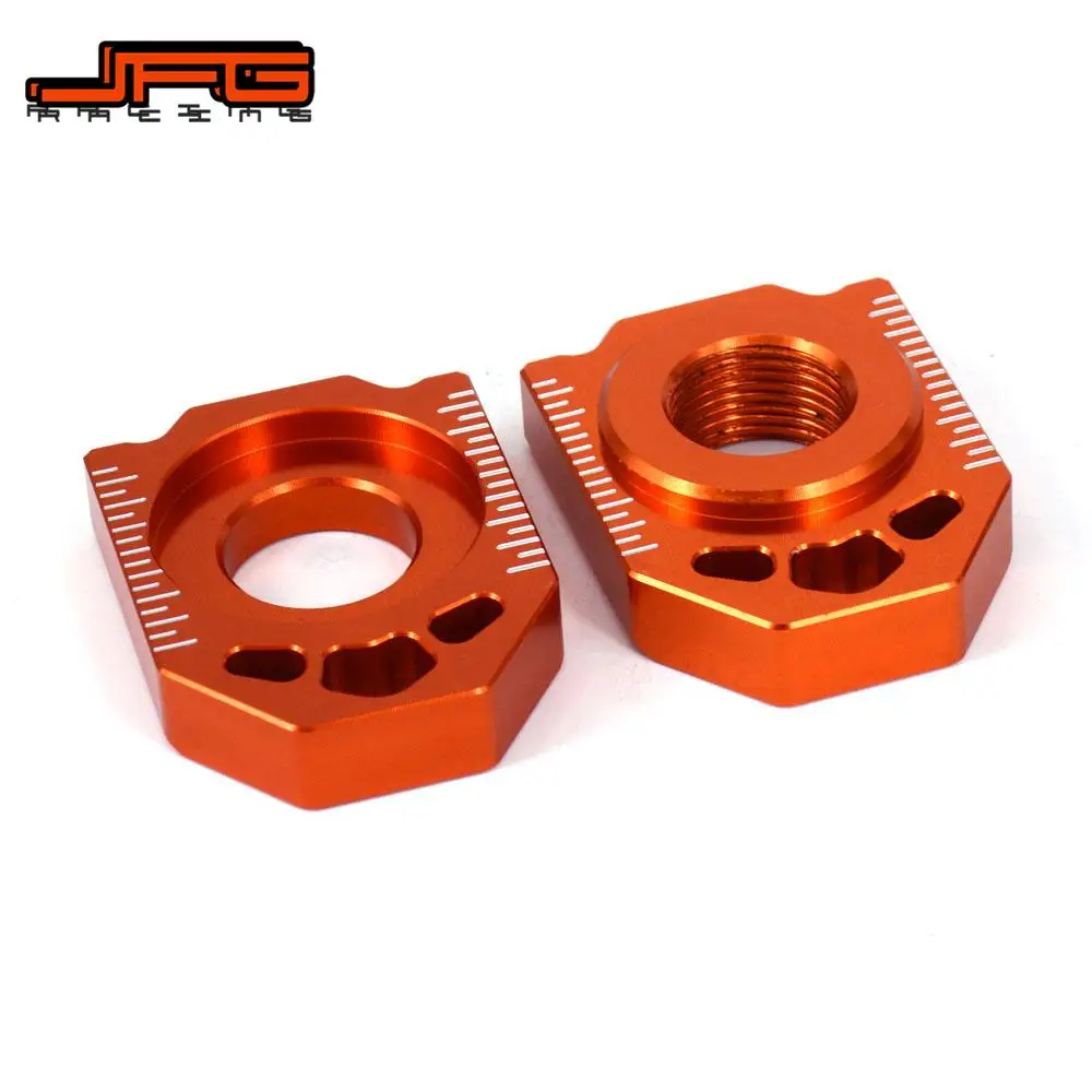 Motorcycle CNC Rear Chain Adjuster Axle Blocks For KTM SX SXF XC XCF EXC EXCF XCW XCFW 85 125 150 200 250 300 350 450 525 530