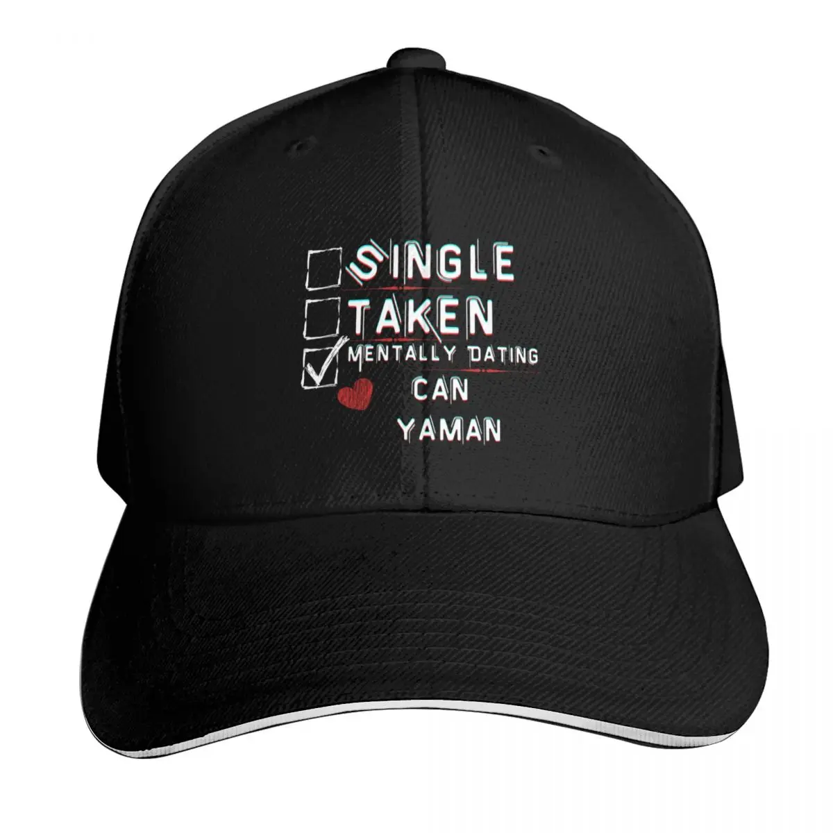 Mentally Dating Can Yaman Baseball Cap Outdoor Golf Running Hiking Summer Beach Travel Streetwear Hip Hop Trendy