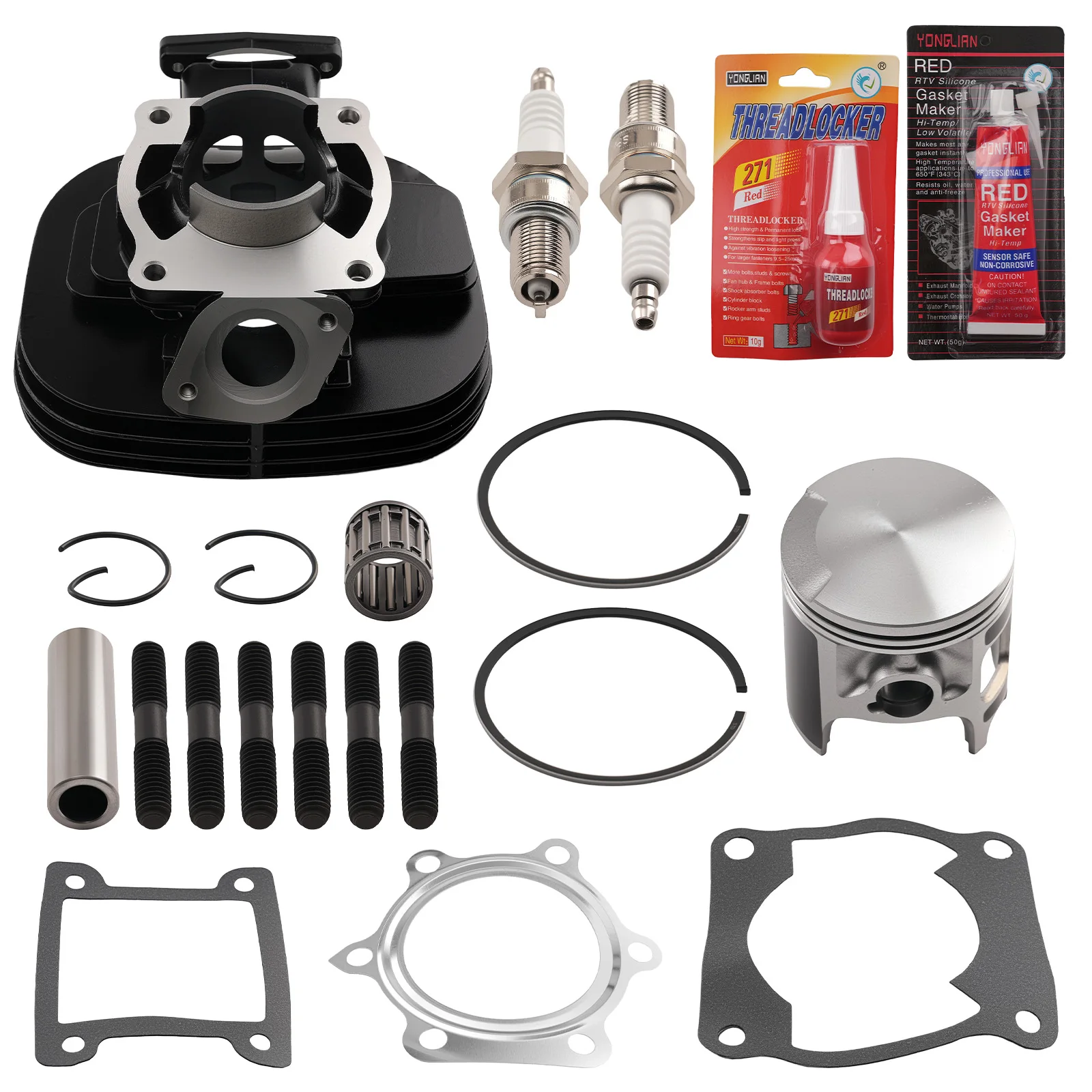Piston Cylinder Assembly Kit for Yamaha Blaster YFS200 1988-2006 Steel