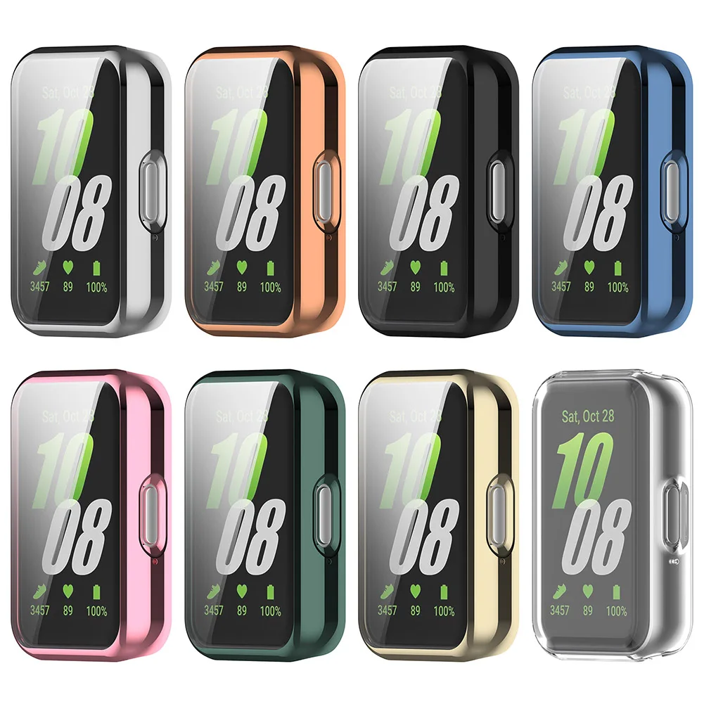 

Screen Protector Case Soft TPU Screen Protector Full Cover Case Anti-Scratch Protective Cover for Samsung Galaxy Fit 3