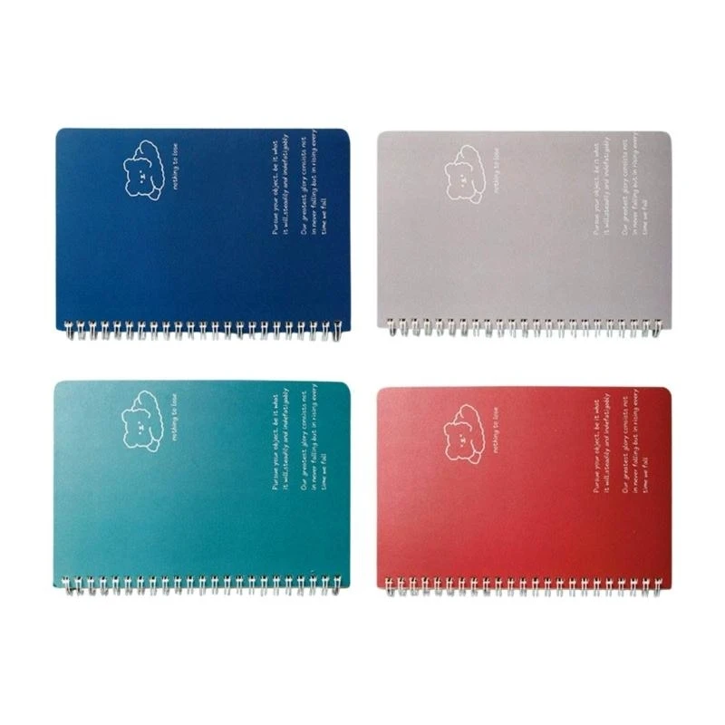 4 PCS 5 B5スパイラルノートブック文房具ノートブック漫画旅行ノートブック