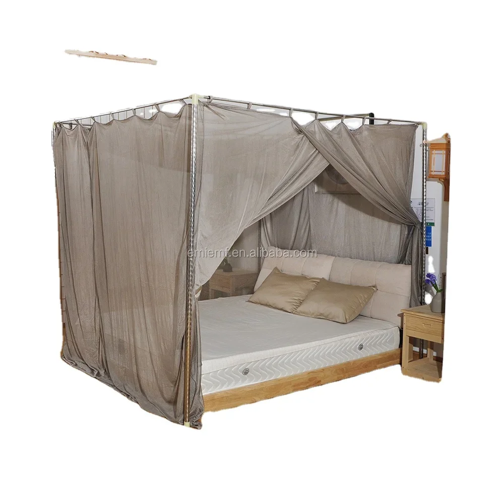 

Безопасная EMF москитная сетка из чистого серебра — корпус для кровати с защитой от радиации для семьи