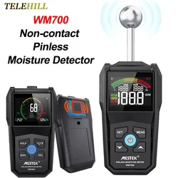 Non-destructive Digital Moisture Meter LCD Screen Hygrometer Non-contact Timber Damp Detector Inductive Wood Moisture Meter