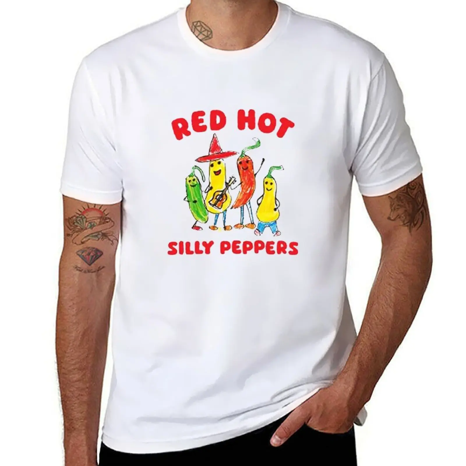

silly peppers T-Shirt printed t shirts for man man t shirts for men T-Shirt