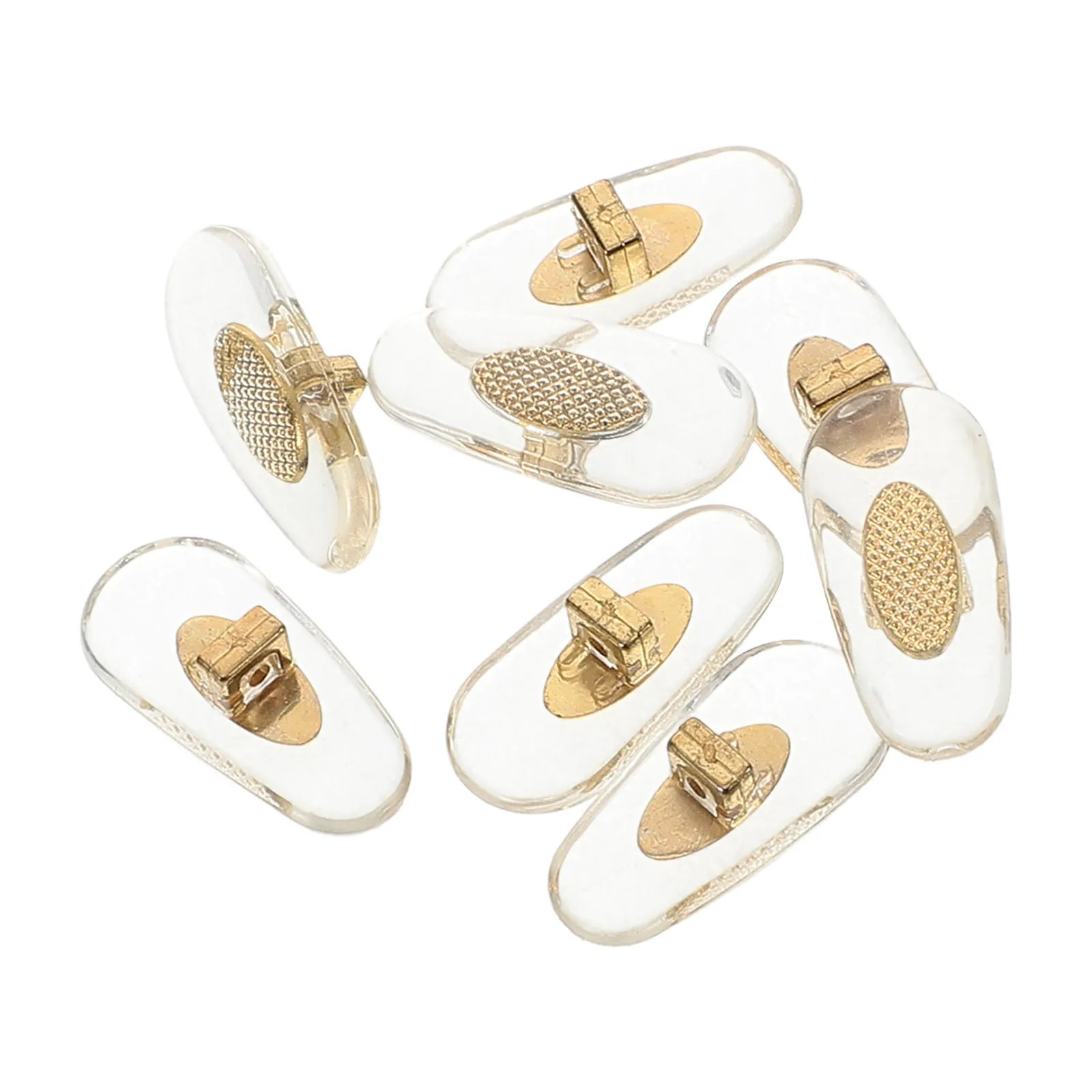 4Pairs Glasses Nose Pads Comfortable Anti-Slip Replaceable Nose Bridge Inserts for Sunglasses Eyeglasses Accessories