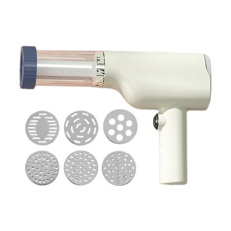 

Ручная электрическая машина для производства лапши, электрический пресс для лапши, автоматическая машина для изготовления макаронных изделий, беспроводная машина для изготовления макарон, пресс для теста, 6 форм