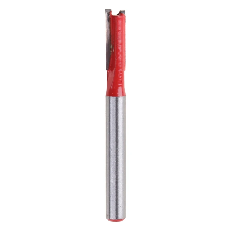 

New 1/4" Shank 1/4" Double Flutes Straight Router Bit Cutter Woodworking