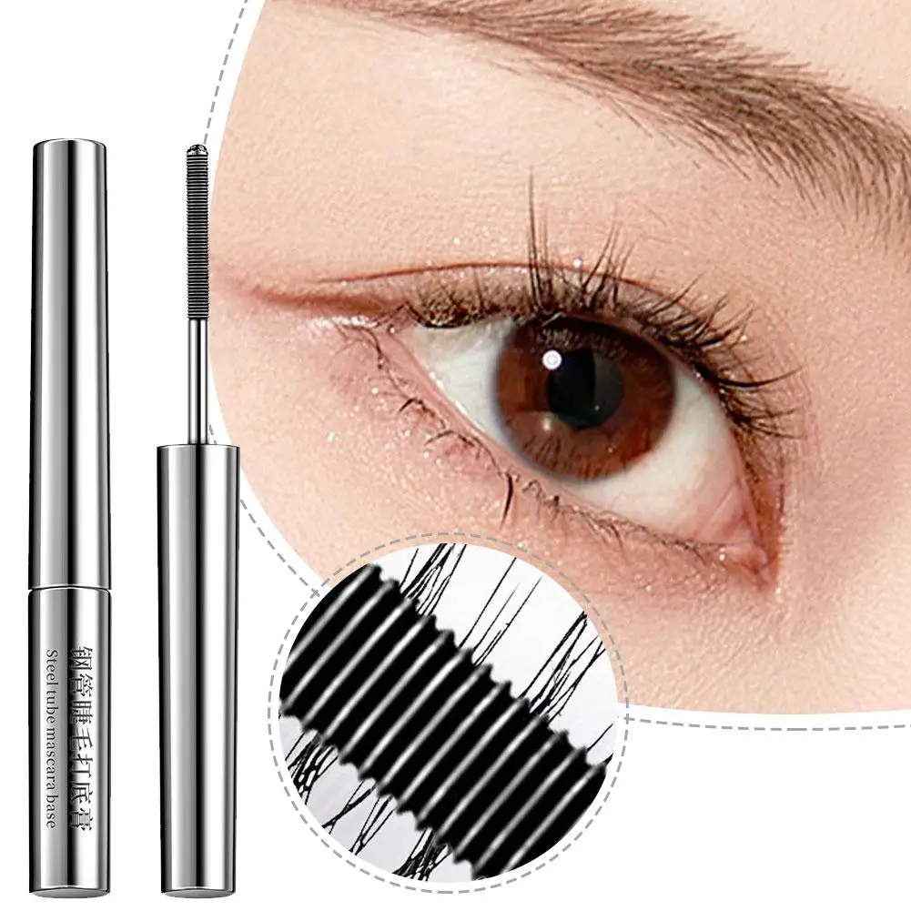 Ultrafeiner Pinsel verlängert die Wimpern, Seidenfaser, wasserfest, matt, Wimperntusche, Make-up, schnell trocknend, braun, schwarz, Curling-Wimperntusche, Comestic