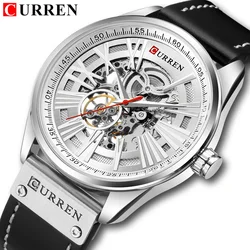 Luxury Watches Men CURREN  8299 Watch  Orologio Uomo Waterproof Creative Wristwatch Relogio Masculino  Leather Reloj Hombre