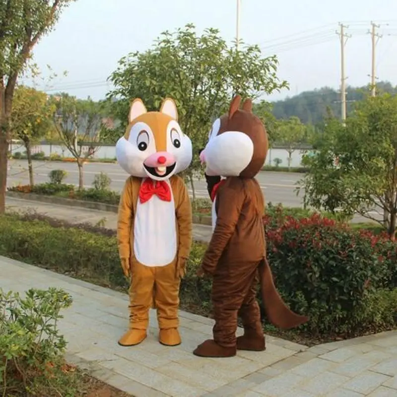 Squirrel Chipmunk Mascot Costume Suit Cosplay Party Carnival Halloween Carnival Cosplay Party Props Accessories Game Fans Gift