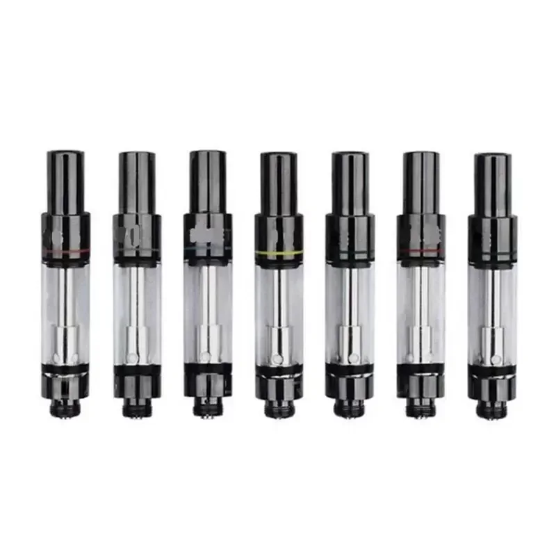 10 قطعة عربات روف خراطيش Vape 0.8 مللي 1.0 مللي رذاذات السيراميك خزان الزجاج 510 موضوع خرطوشة زيت سميكة المرذاذ أقلام Ecigs #4