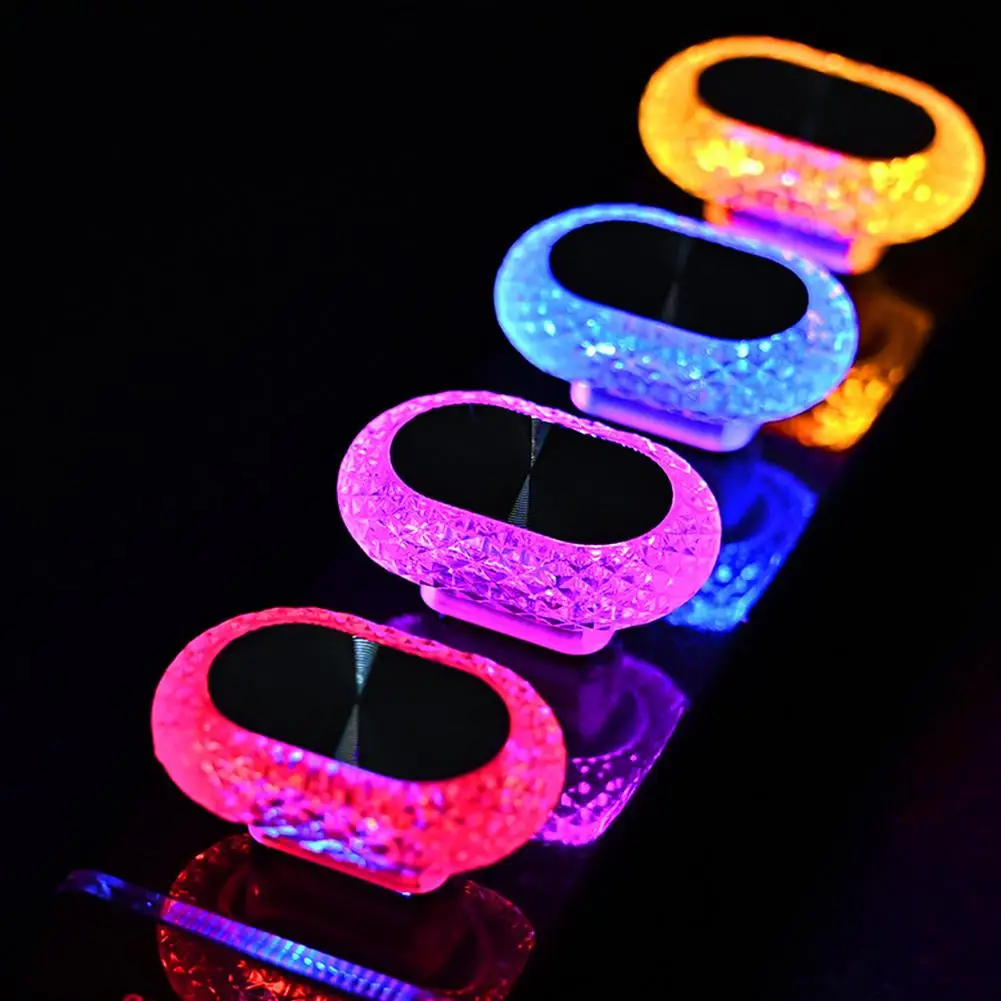 

Новый красочный эллиптический ангельский глаз USB автомобильный атмосферный свет атмосфера поставка USB ночник лампа мощность украшение дома автомобиля I4C3