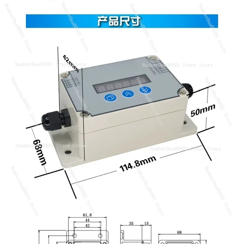 Digital weighing display transmitter 485 communication pressure amplifier 0-10v4-20ma