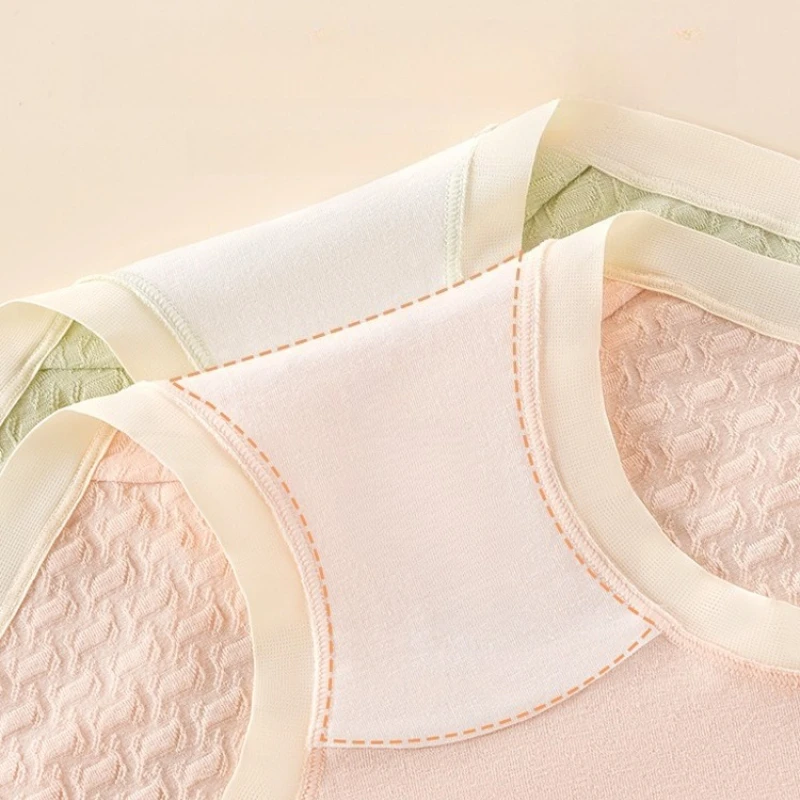 10A Antibacterial Crotch Women Panties Breathable Seamless Cotton Briefs Mid-Waist Lingerie Cute Plus Size Ladies Girl Underwear