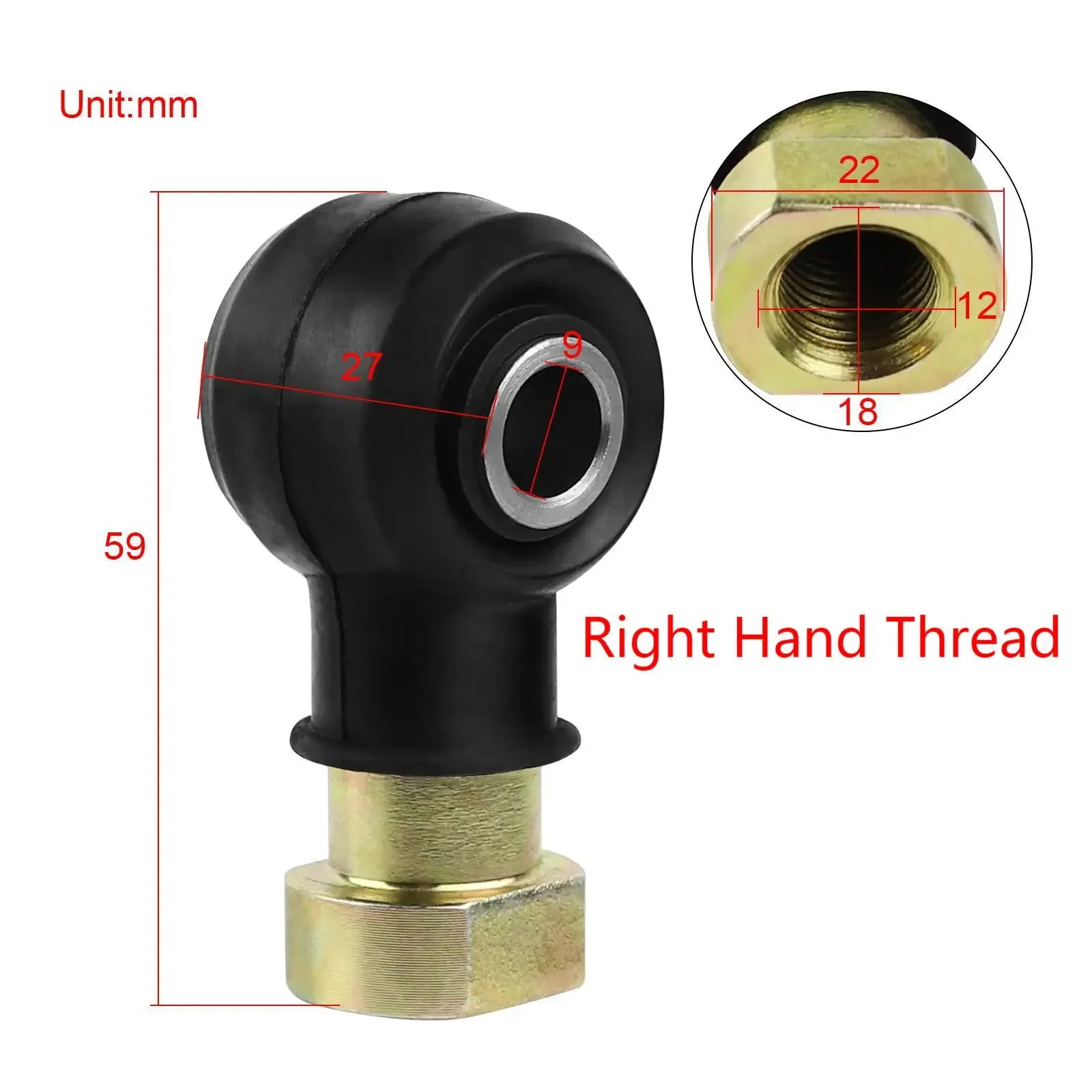 2 szt. Końcówka drążka kierowniczego do Polaris RZR 800 1000 EFI 2008-2014 Zewnętrzna końcówka drążka kierowniczego ATV Części 7061138 7061053 7061054