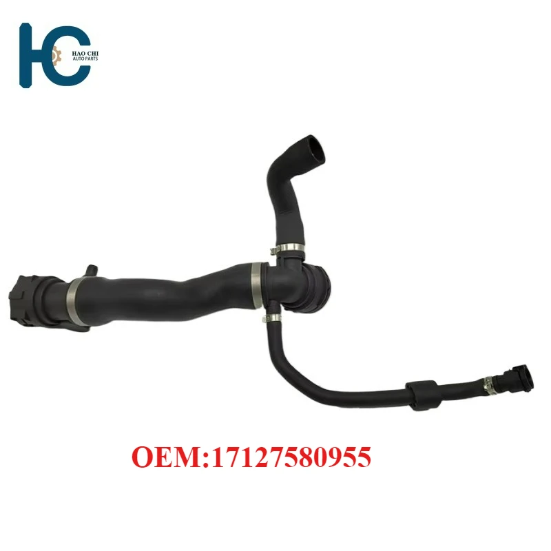 

17127580955 Engine Upper Water Pipe Rubber Coolant Hose For BMW 7 Series F01 F02 N54