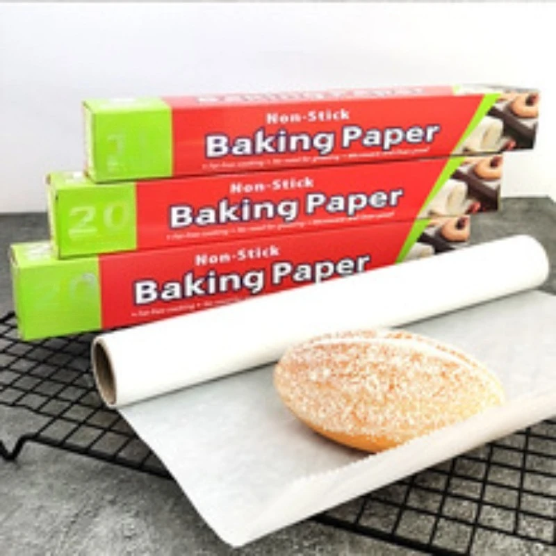

Food Grade Silicone Oil Paper Baking Home Packaging Paper Heat-resistant Kitchen Oven Oil Proof Paper Meat Air Fryer Papers