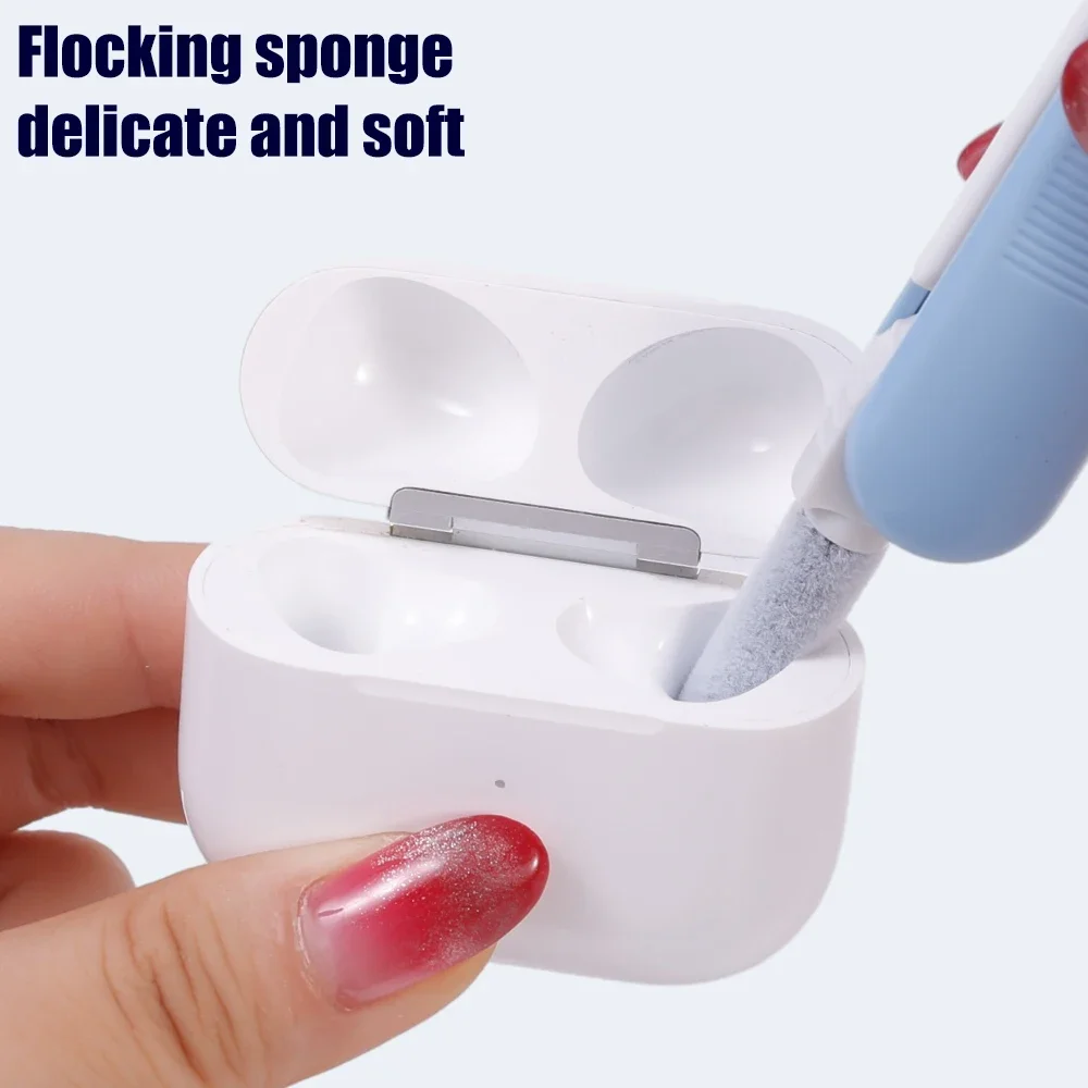 Multifunctional Cleaning Brush Pen for Airpods Pro 3 2 1 Cleaner Kit SIM Card Holder Removal Needle Wireless Earbuds Cleaners