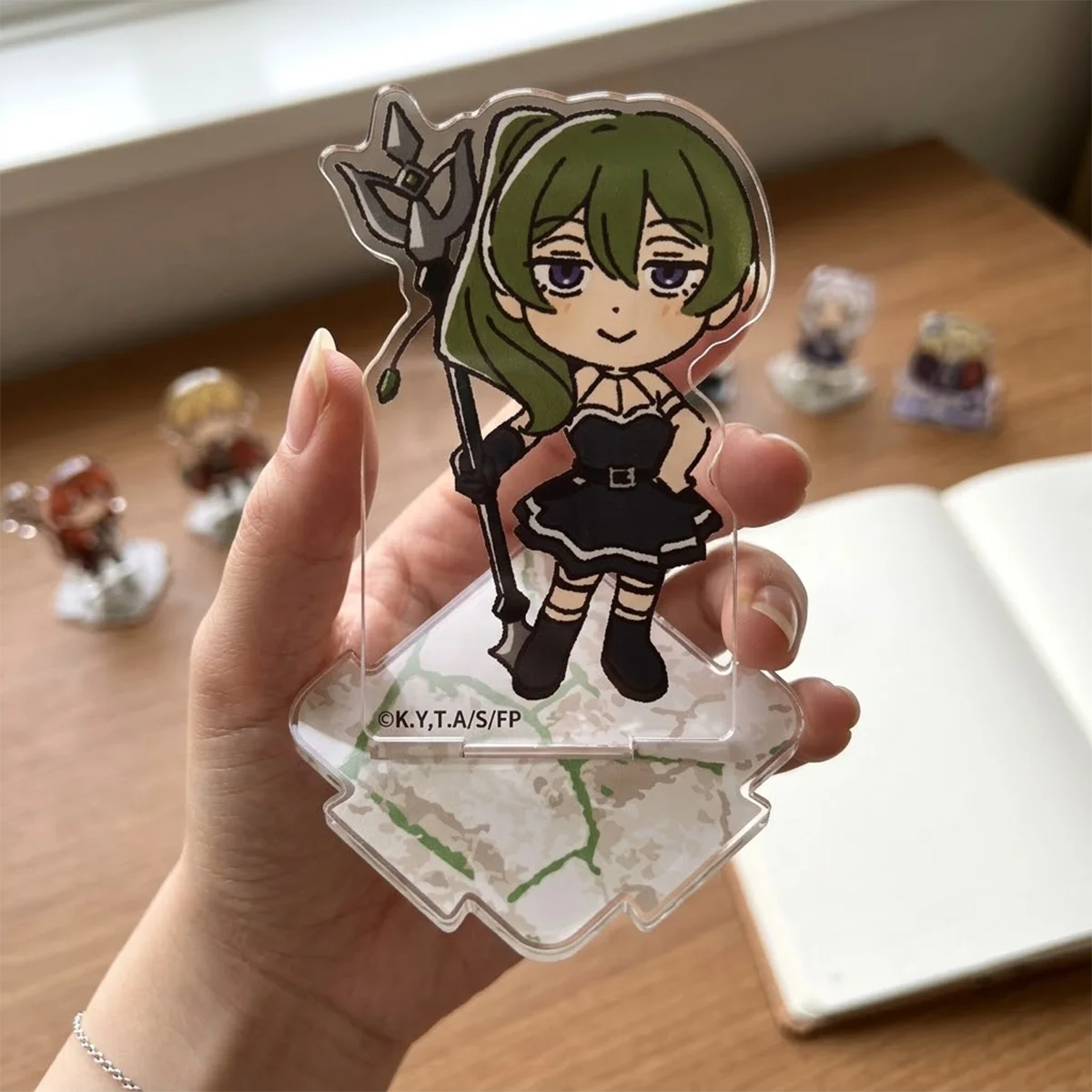 Anime Frieren: Beyond Journey's End 10cm Acrylic Stand, Fan Gift, FR Character, Dorm Desk Decor Xmas Holiday Present keychain
