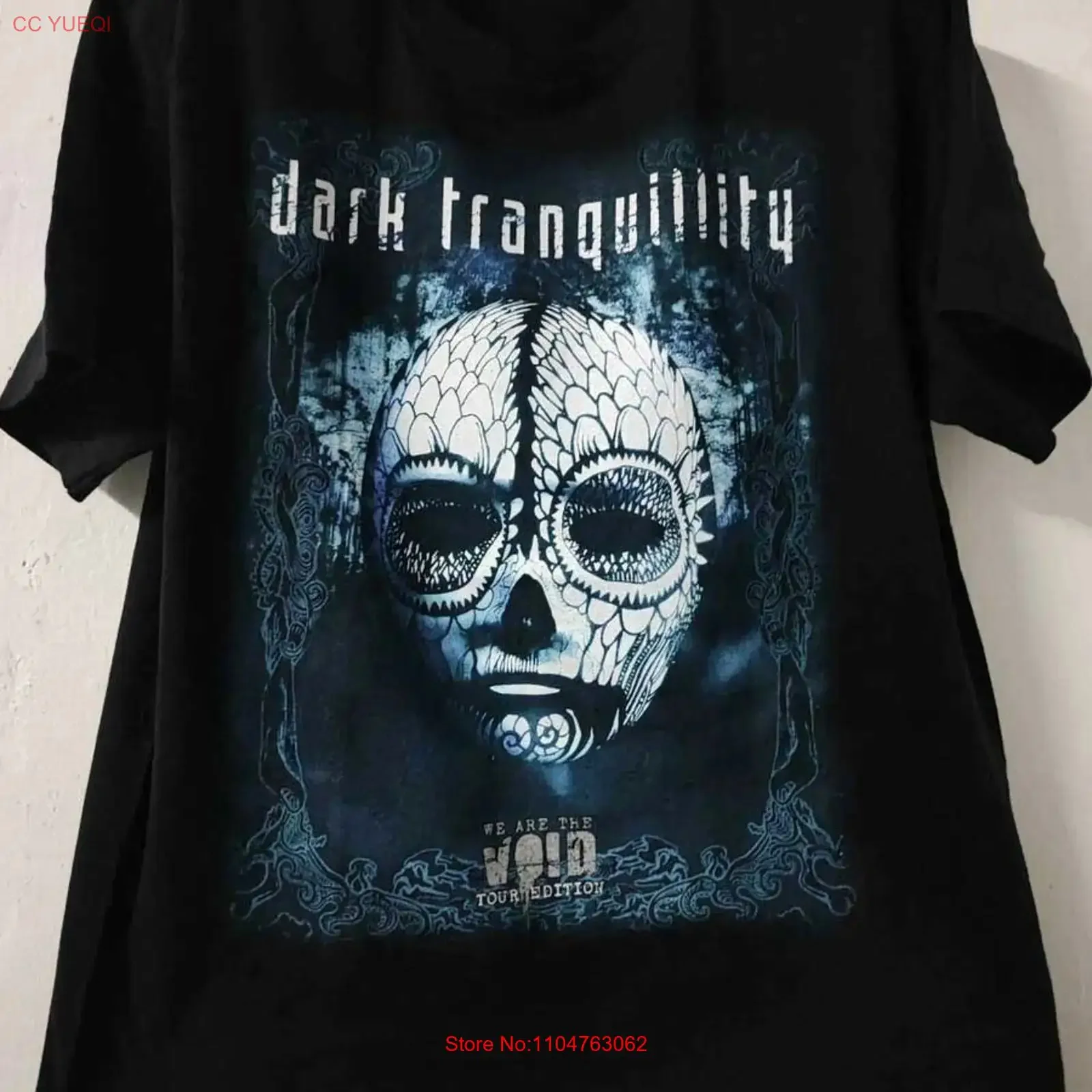 Dark Tranquility Void Metal T shirt S to 5XL NE6135 vintage Washed fashion graphic Unisex Breathable streetwear Soft