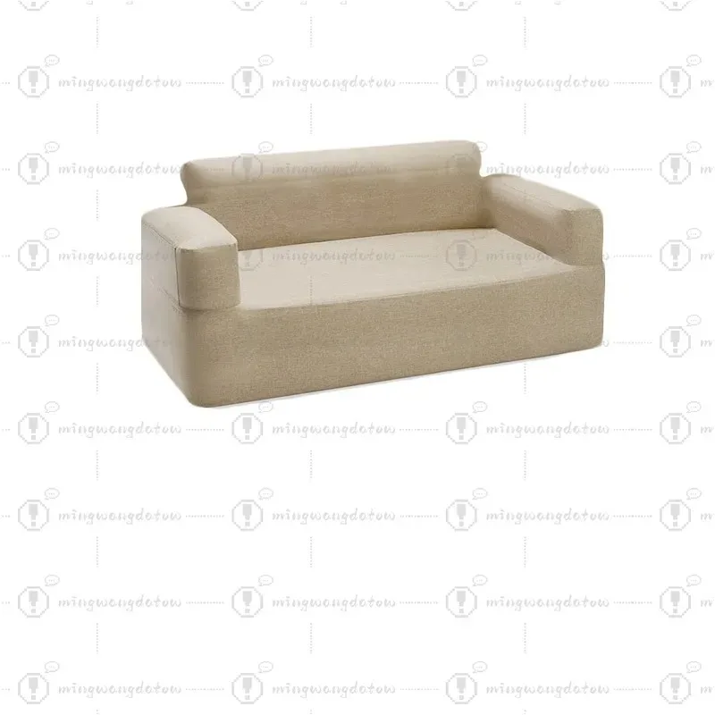 Outdoor Portable Inflatable Sofa Lazy Double Air Mattress for Camping Picnic Home Chair