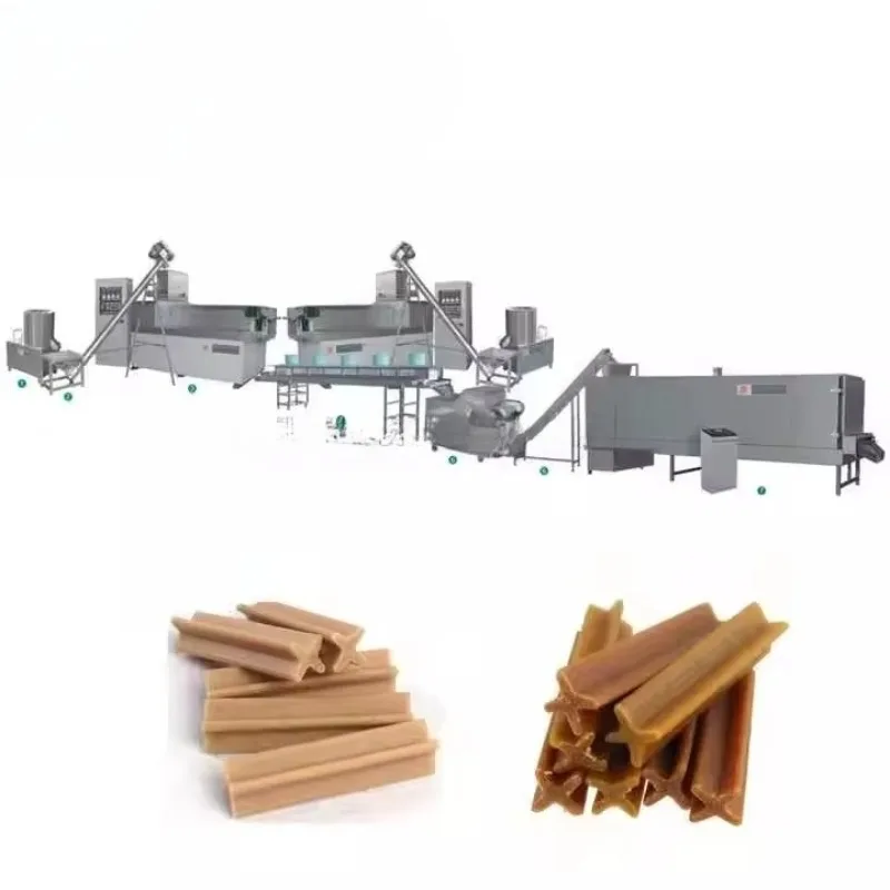 Industrial Dry Extruded Dog Food Production Line Pet Food Processing Equipment Cat Food Extruder Machine for Factory Use