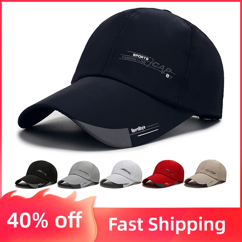 High Quality Fishing Clothes Cap Long Brim Baseball Cap Sun Visor Hat Waterproof Sport Duck Tongue Sun Hat Men's Fashion Hat