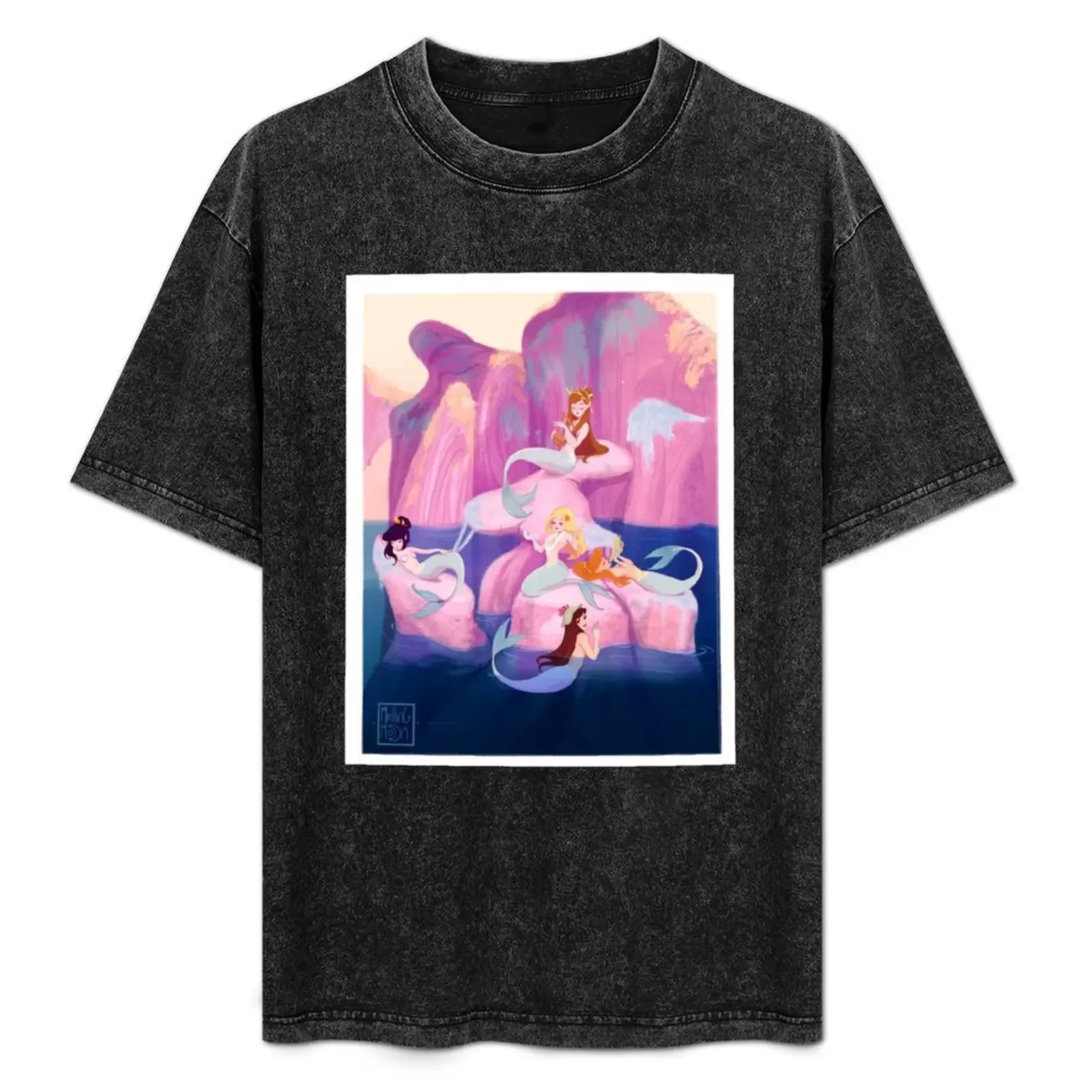 

Mermaid lagoon T-Shirt sweat oversized graphic tee graphic shirts summer shirt luxury clothes men