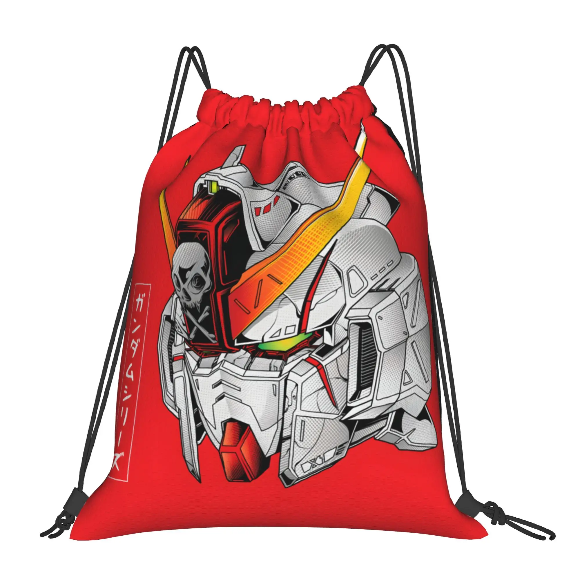 1 pc GUNDAM  Portable Sports Drawstring Bags Storage Backpacks