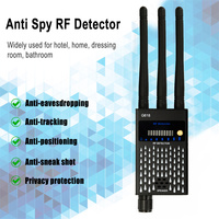 Three Antennas Professional Radio Frequency Detection Device GSM GPS RF Signal Detector Anti Wiretapping Wireless Camera Detects