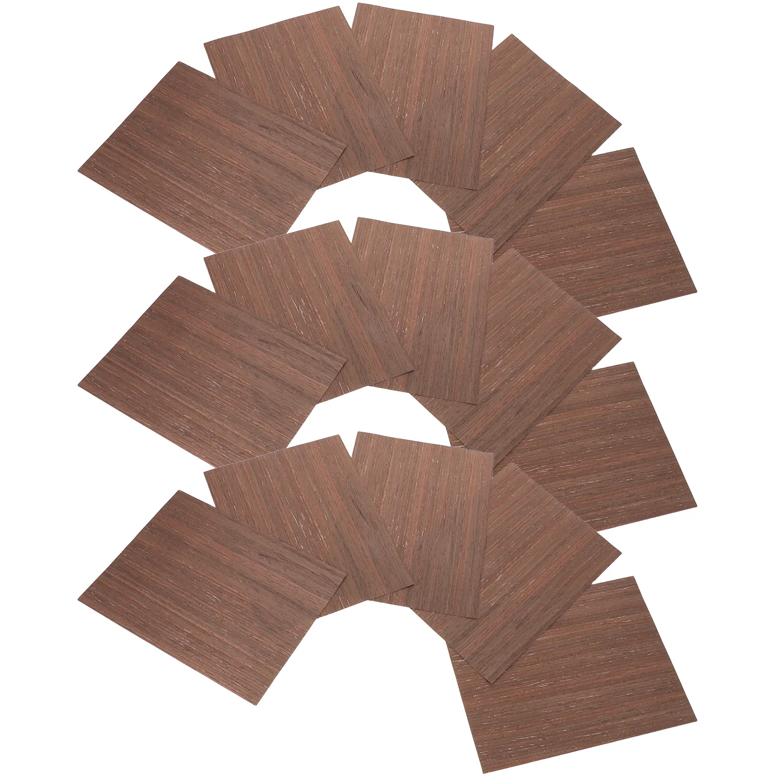 15 szt. Materiałów do modeli architektonicznych, cienkie drewniane deski, realistyczne akcesoria do podłóg w miniaturach DIY, miniaturowe rękodzieło.