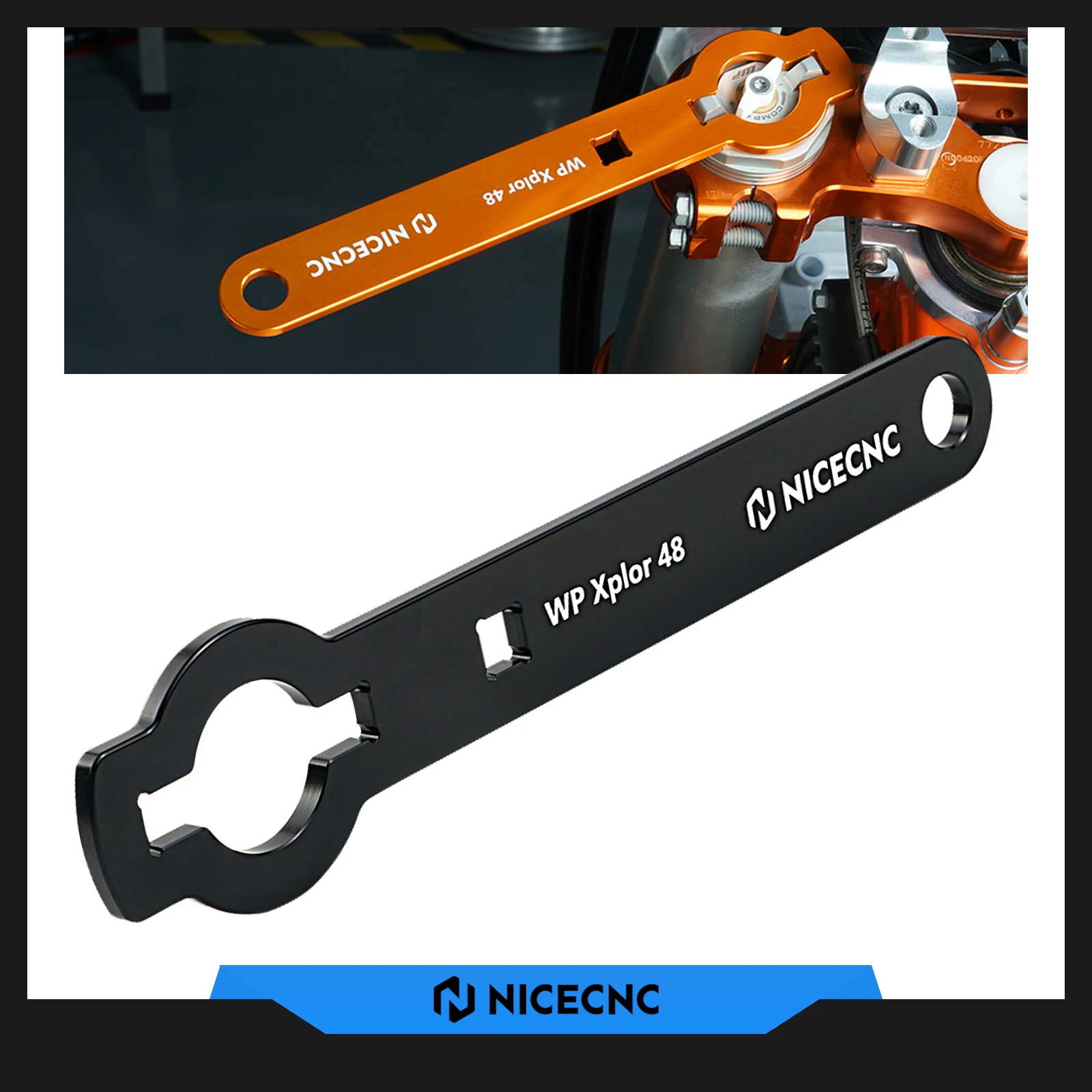 

For Husqvarna FE 501 350 S TE 300i TE 150i 2020 2021 2022 GasGas EC 300 EC 300 WP Xplor Fork Cap Wrench Pre Load Adjuster Tool