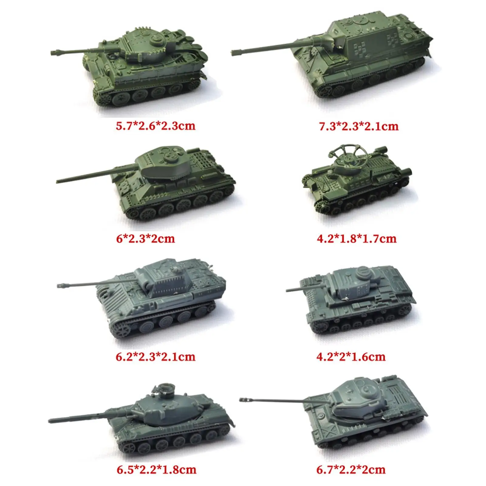 8 шт. 1/144 модель танка T34/85 настольный декор для мальчиков и девочек, детей ясельного возраста