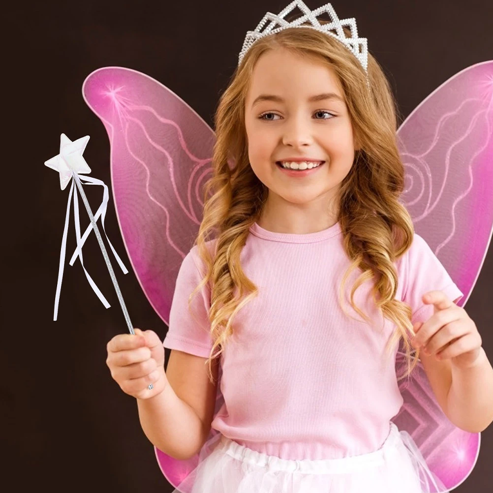 

5pcs Fairy Wand Party Favor Wedding Gift Cosplay Costume Stage Performance Decorative Wand For Girls Halloween