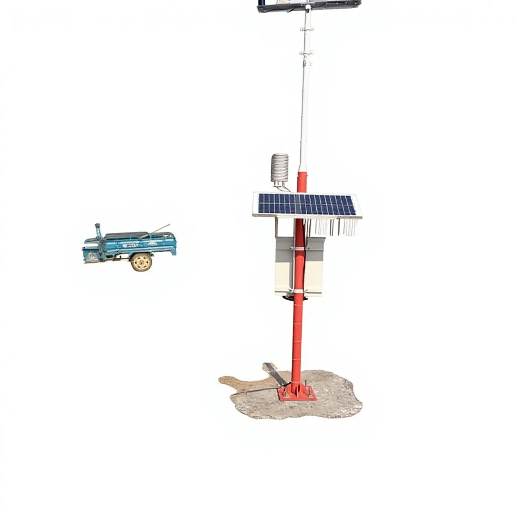 Northwest Desert Automatic Meteorological Station EAWS008 Solar Power Supply Wind Speed Wind Direction Atmospheric Pressure GPRS