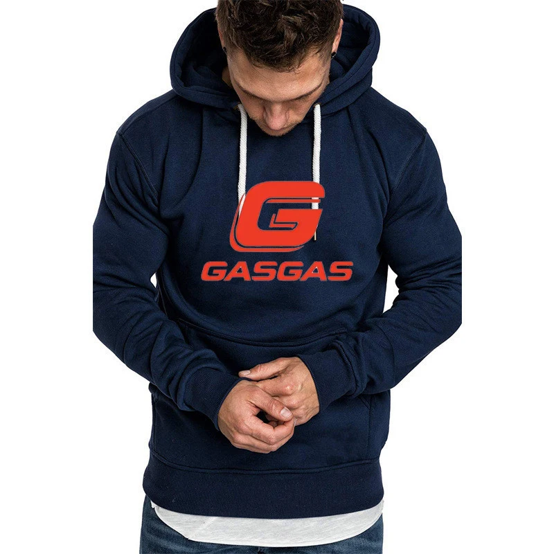 

New Spring Autumn Men's Hoodies GASGAS Print Fashion Casual Harajuku High Quality Cotton Men's Hoodie Sweatshirt