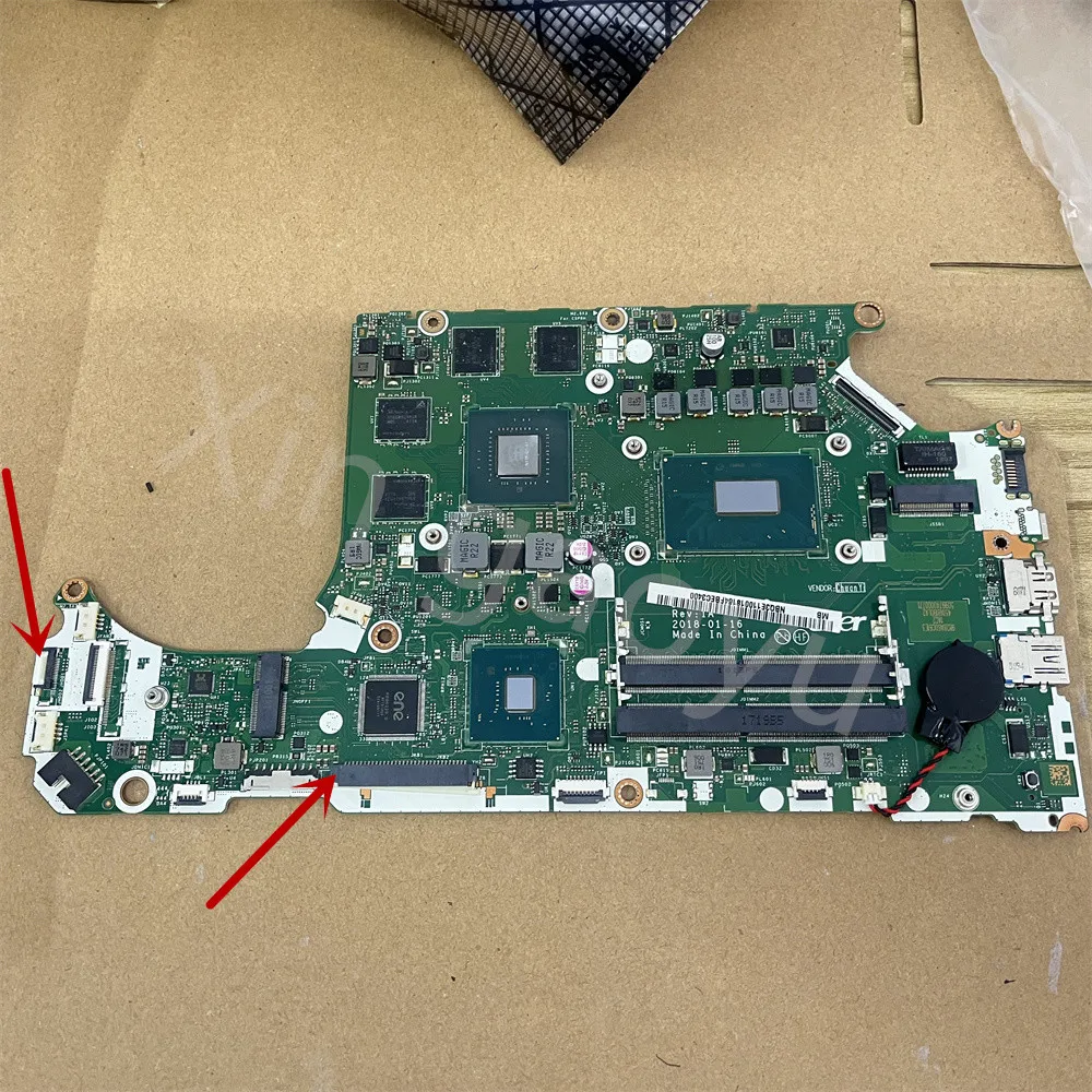 

LA-F951P оригинальная материнская плата для Acer PH317-52 Intel I5-8300H i7-8750HQ GTX 1050TI 4 ГБ NB.Q3E11.002 NB.GXD11.002 100% тест в порядке