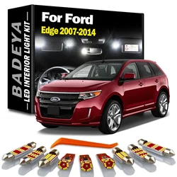 BADEYA LED Interior Map Dome Trunk Light Kit For Ford Edge 2007 2008 2009 2010 2011 2012 2013 2014 Auto Led Lamp Canbus No Error
