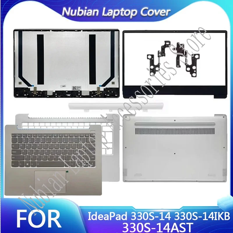 

New For IdeaPad 330S-14 330S-14IKB 330S-14AST Laptop LCD Back Cover Front Bezel Hinges Palmrest Top Lower Bottom Case